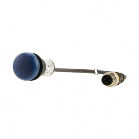C22-L-B-24-P3 181619 Y7-181619 EATON ELECTRIC Indicator light blue 24v with cable 0.5m and M12A plug