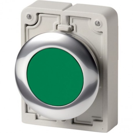 M30C-FD-G 182919 Y7-182919 EATON ELECTRIC Pushbuttons, Flat Front, flush, momentary, green, blank