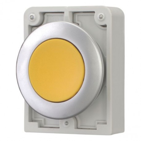 M30C-FD-Y 182920 EATON ELECTRIC Pushbuttons, Flat Front, flush, momentary, yellow, blank