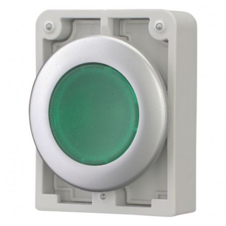 M30C-FDL-G 182927 Y7-182927 EATON ELECTRIC Illuminated pushbutton actuators, Flat Front, flush, momentary, g..