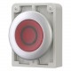 M30C-FDRL-R-X0 182933 EATON ELECTRIC Illuminated pushbutton actuators, Flat Front, flush, maintained, red, l..