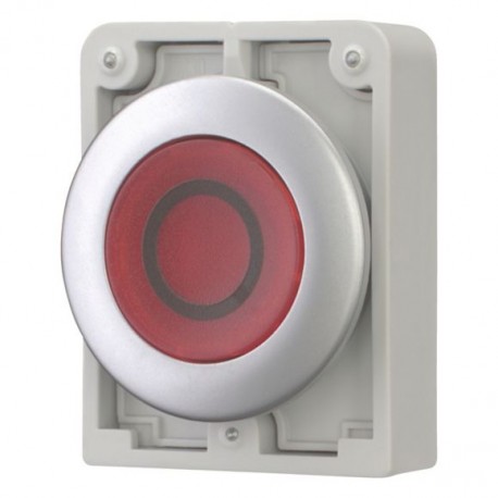 M30C-FDRL-R-X0 182933 Y7-182933 EATON ELECTRIC Illuminated pushbutton actuators, Flat Front, flush, maintain..