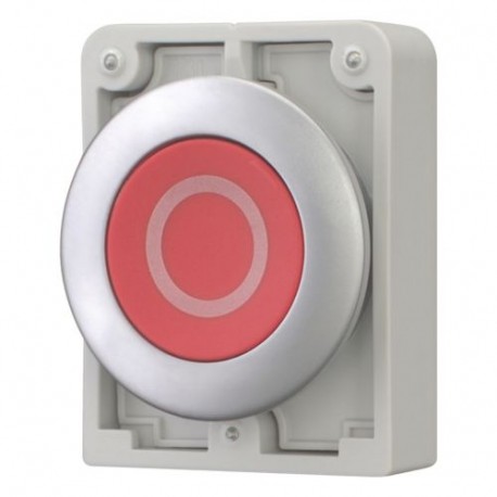 M30C-FDR-R-X0 182936 Y7-182936 EATON ELECTRIC Pushbuttons, Flat Front, flush, maintained, red, labeled