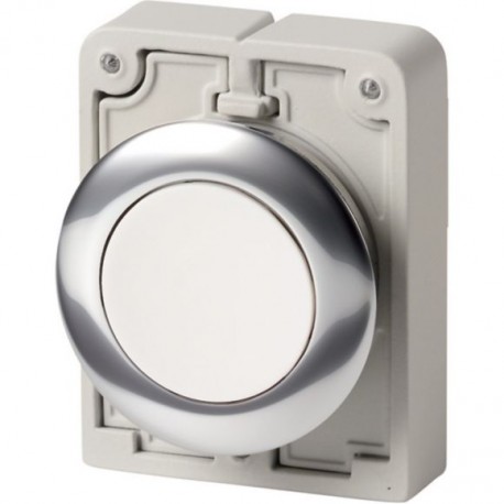 M30C-FD-W 182960 Y7-182960 EATON ELECTRIC Pushbuttons, Flat Front, flush, momentary, white, blank