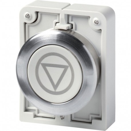 M30C-FD-GR-X66 182964 Y7-182964 EATON ELECTRIC Pushbuttons, Flat Front, flush, momentary, gray, labeled