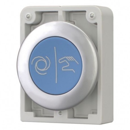 M30C-FD-B-X217 182967 Y7-182967 EATON ELECTRIC Pushbuttons, Flat Front, flush, momentary, blue, labeled