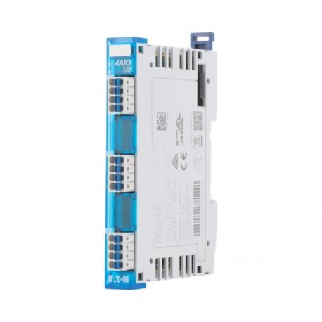 XN-322-4AIO-U2 183181 Y7-183181 EATON ELECTRIC Analog I/O module, 2 analog inputs and 2 analog outputs, +/-1..