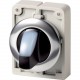 M30C-FWLKV-W 187126 Y7-187126 EATON ELECTRIC Illuminated selector switch actuators, Flat Front, with thumb-g..