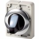 M30C-FWRLK3-*/* 187130 Y7-187130 EATON ELECTRIC Illuminated selector switch actuators, Flat Front, with thum..