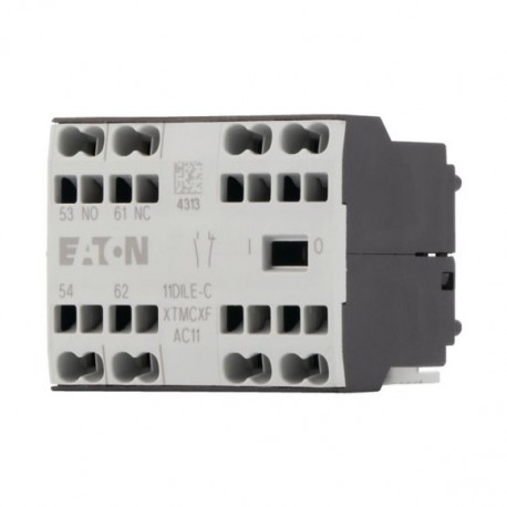 11DILE-C 230257 XTMCXFAC11 EATON ELECTRIC Bloque de contactos auxiliares 1 NO + 1NC Montaje frontal Conexión..