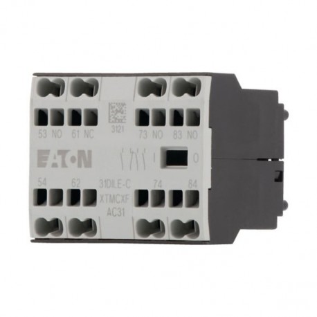 31DILE-C 230262 XTMCXFAC31 EATON ELECTRIC Bloque de contactos auxiliares 3 NO + 1 NC Montaje frontal Conexió..