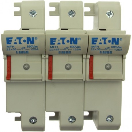 CH223DNIU 3P+N 22x58 Neon Indicator Fuse Holder EATON ELECTRIC Fuse-holder, low voltage, 125 A, AC 690 V, 22..
