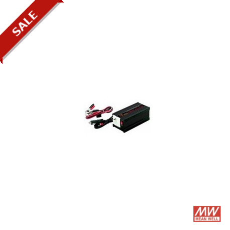 A302-300W-12V MEANWELL Trapezwandler DC/AC 300W, Eingang 24VDC, Ausgang 110VAC, ON/OFF-schalter, Lüfter mit ..