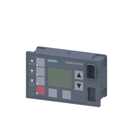 3UF7210-1AA01-0 SIEMENS Operator panel with display for SIMOCODE pro V, installation in control cabinet door..