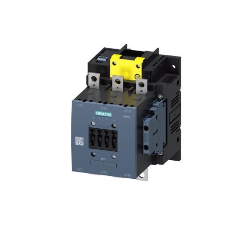 3RT1054-6SF36 SIEMENS Contactor de potencia, AC-3 115 A, 55 kW/400 V bobina AC 50/60 Hz y DC 96-127 V x (0,8..