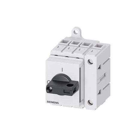 3LD3130-0TL11 SIEMENS Load disconnector 3LD3, Iu 25 A Main switch 3-pole + N Rated operating capacity at AC-..