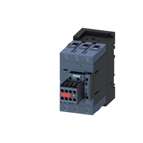 3RT2045-1NB34-3MA0 SIEMENS power contactor, AC-3 80 A, 37 kW / 400 V 2 NO + 2 NC, 20-33 V AC/DC 3-pole, 3 NO..