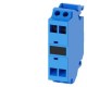 3SU1400-1DA50-3AA0 SIEMENS Support terminal, blue, spring-type terminal, for front plate mounting