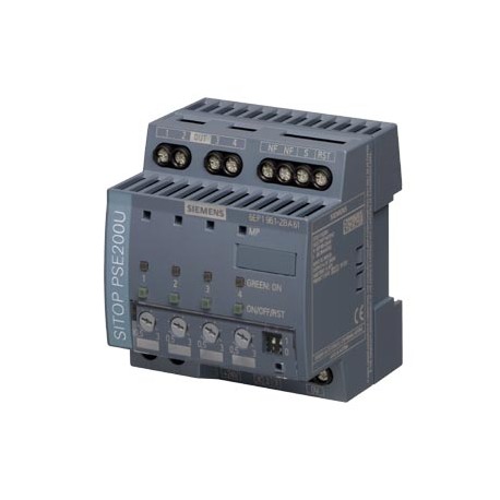 6EP1961-2BA61 SIEMENS SITOP PSE200U 3 A NEC CLASS 2 Selectivity module 4-channel input: DC 24 V/12 A output:..