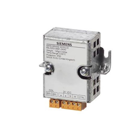 6SL3252-0BB01-0AA0 SIEMENS SINAMICS relais de freinage SAFE pour Power Module avec SINAMICS S120 validé à pa..