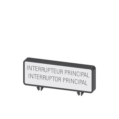 3LD9346-2A SIEMENS SENTRON. Placa adicional. FR/ES "Interrupteur General/ Interruptor Principal" . accesorio..