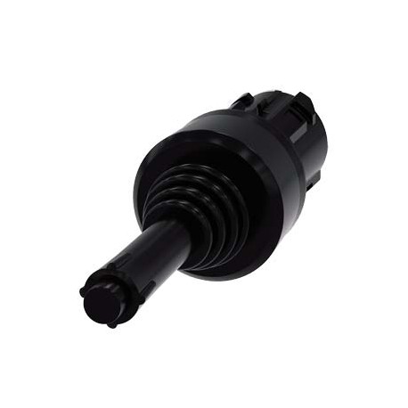 3SU1000-7BA10-0AA0 SIEMENS Coordinate switch, 22 mm, round, plastic, black, 2 switch positions, horizontal l..