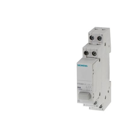 5TE4801-2 SIEMENS Pushbutton 2 NO + 2 NC without latching function,gray