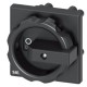 3LD9344-4C SIEMENS commande rotative, noire 66x66 mm fixation au sol fixation centrale 22,5 mm, accessoire p..