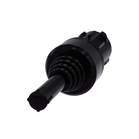 3SU1000-7AB10-0AA0 SIEMENS Coordinate switch, 22 mm, round, plastic, black, 2 switch positions, vertical lat..