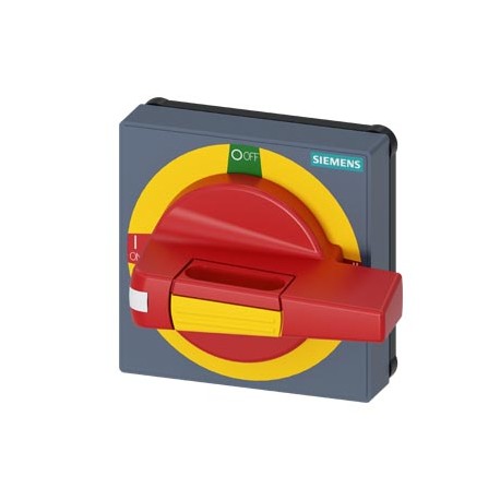 8UD1731-2AE05 SIEMENS Organe de commande avec plastron Coupure d'urgence Taille 75 x 75 pour arbre 8 x 8, I-..