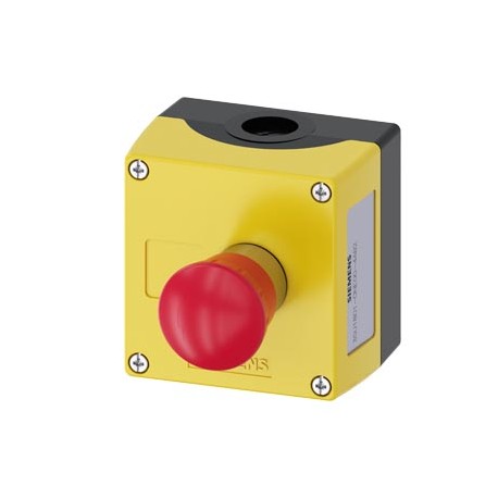 3SU1801-0NE00-4AB2 SIEMENS Enclosure for command devices, 22 mm, round, enclosure material plastic, enclosur..