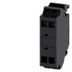 3SU1400-1DA10-3AA0 SIEMENS Support terminal, black, spring-type terminal, for front plate mounting