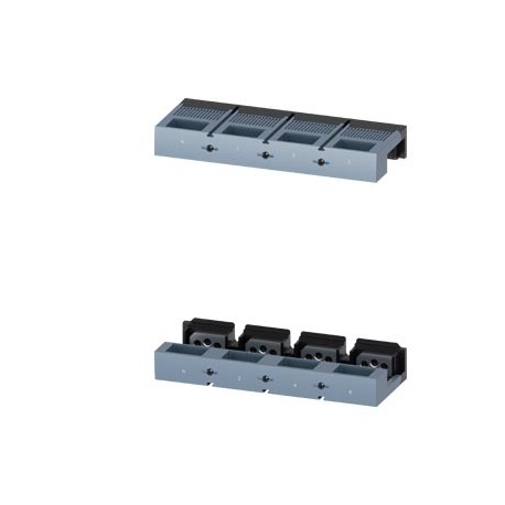 3VA9604-0QA00 SIEMENS nut keeper kit 4 units metric thread cover, top and bottom accessory for: 3VA15 3VA25/..