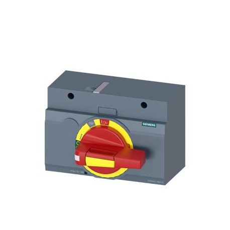 3VA9447-0EK15 SIEMENS Commande rotative frontale Coupure d'urgence CEI IP30/40 Accessoires pour : 3VA5/6 400..