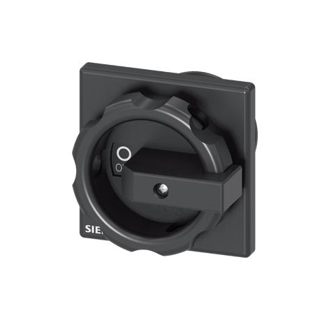 3LD9344-2C SIEMENS commande rotative, noire 66x66 mm fixation au sol fixation centrale 22,5 pour arbre 6x6 m..