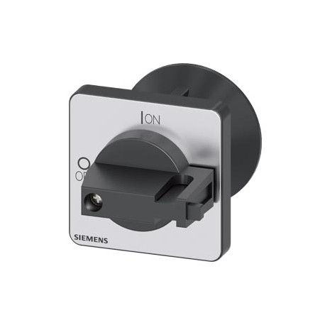 3LD9343-4C SIEMENS selector switch, black 48x48 mm Front plate mounting Central hole mounting 22.5mm with co..