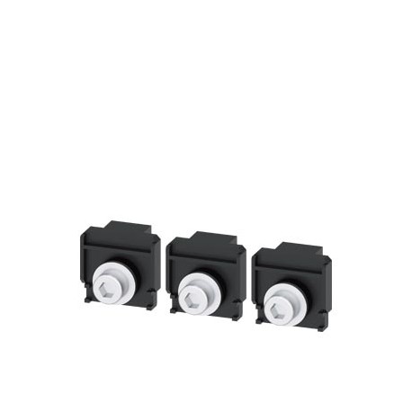 3VA9473-0QA00 SIEMENS Attacchi piatti a vite, 3 pezzi Accessori per: 3VA5/6 400/600