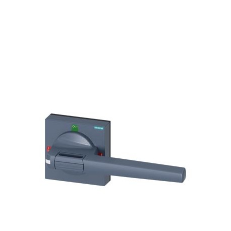 8UD1861-4AE01 SIEMENS Organe de commande avec plastron standard Taille 100 x 100, pour arbre 12 x 12, I-0-II..
