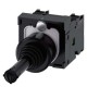 3SU1100-7AA10-1NA0 SIEMENS Coordinate switch, 22 mm, round, plastic, black, 2 switch positions, horizontal l..