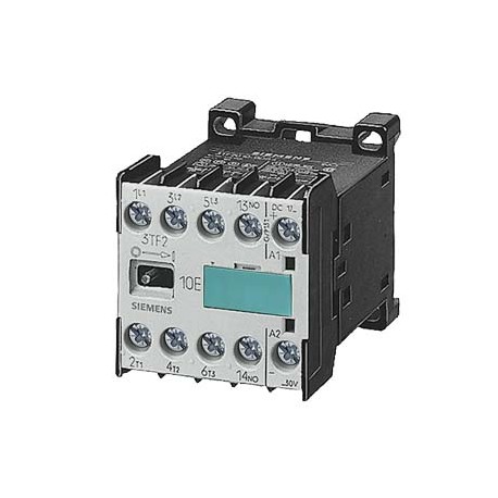 3TF2001-0AD2 3TF20010AD2 SIEMENS Contactor size S00, 3-pole AC-3 4 kW/400 V screw terminal Auxiliary switch 01 E