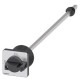 3LD9343-4CA SIEMENS Commande rotative débrayable de porte, noir 48x48 mm, fixation à l'avant fixation centra..