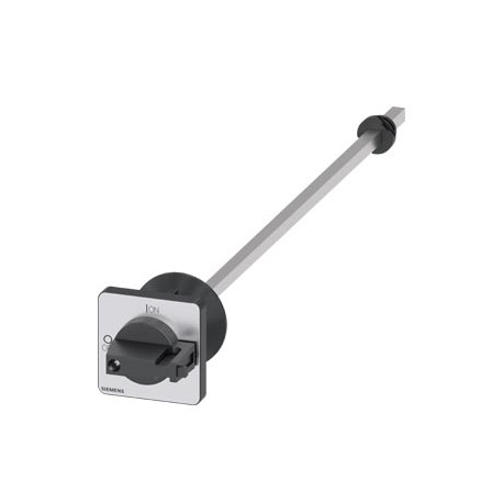 3LD9343-4CA SIEMENS Commande rotative débrayable de porte, noir 48x48 mm, fixation à l'avant fixation centra..