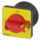 3LD9343-5C SIEMENS selector switch, red / yellow 48x48 mm Front plate mounting Central hole mounting 22.5mm ..