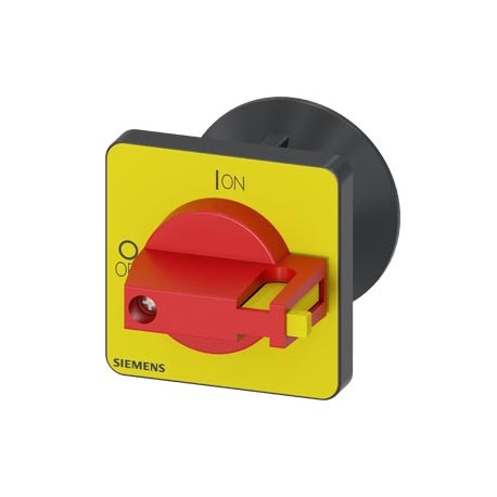 3LD9343-5C SIEMENS selector switch, red / yellow 48x48 mm Front plate mounting Central hole mounting 22.5mm ..
