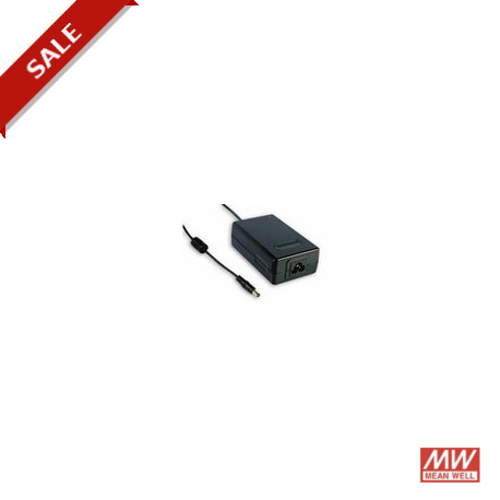 MES30C-5P1J MEANWELL AC-DC Single output medical desktop adaptor with 3 pin IEC320-C6 socket, Output 18VDC /..