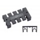 KAF 11 87201010 MURRPLASTIK Cable entry systems and holders Type KAF cable fixing plate Black