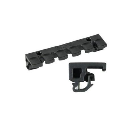 KAF/NI 100 87201006 MURRPLASTIK Cable entry systems and holders Type KAF/NI cable fixing plate Black