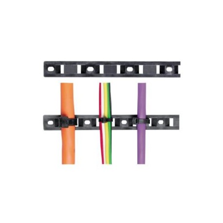 KBL 245 X 15 87702122 MURRPLASTIK Cable entry systems and holders Type KBL cable tie rail Black