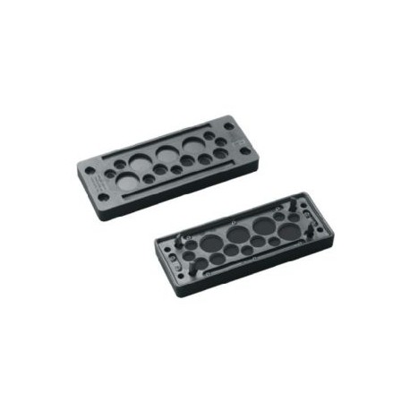 KDP/EN 24/11 87301210 MURRPLASTIK Cable entry systems and holders Type KDP/EN cable entry plate, plastic Black