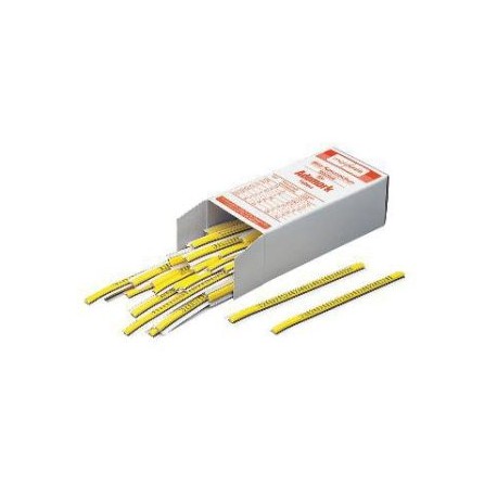 86132038 MURRPLASTIK Labelling Idents BK 23 Upper case letters Yellow N